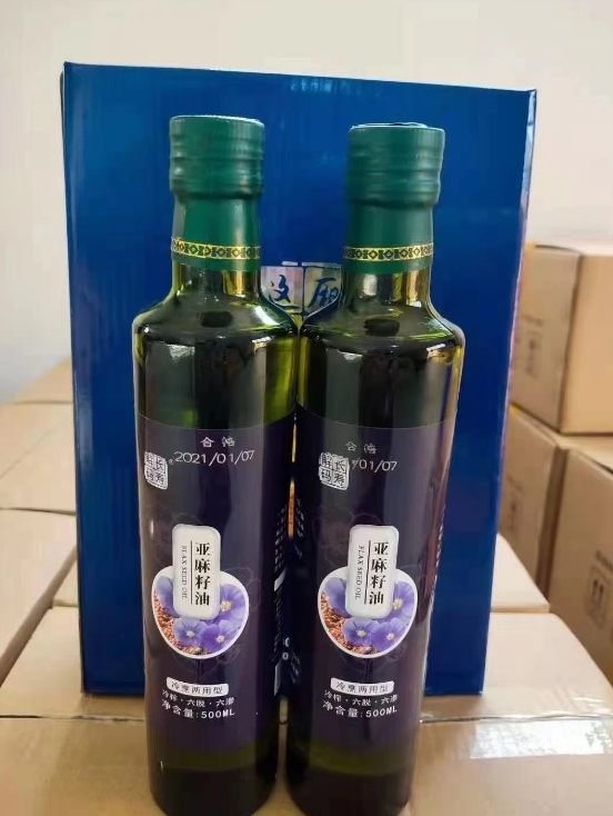 亞麻籽油禮盒，