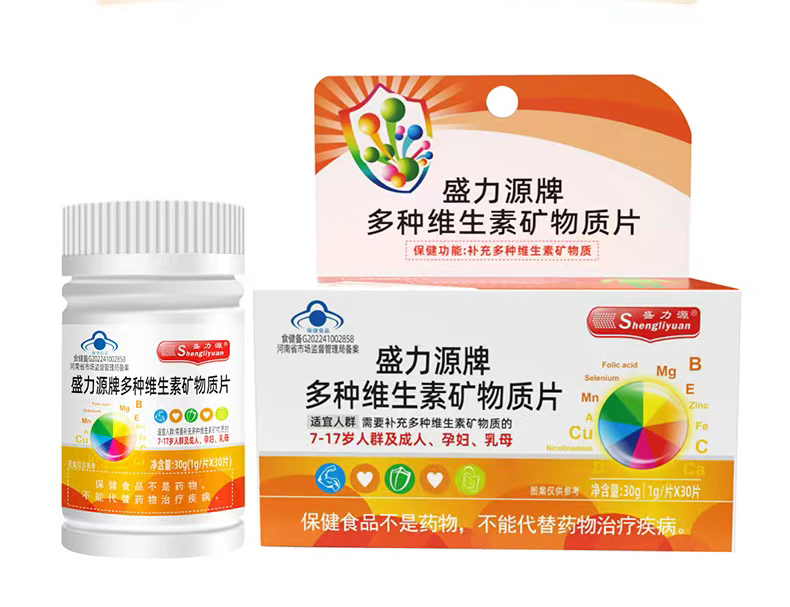 盛力源牌多種維生素礦物質片